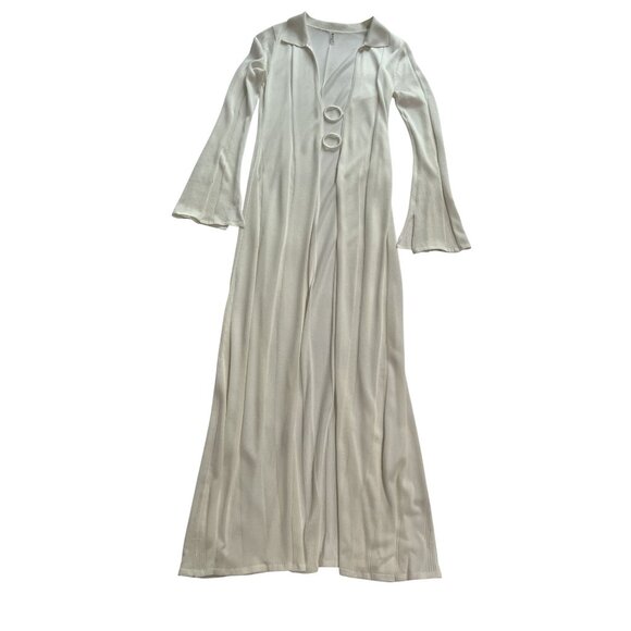 Devon Windsor Lucia Robe in Off White - Picture 1 of 5